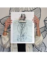 Sara Paglia, Medusa, print, 30x40 cm