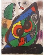 Joan Mirò, Original Lithograph I, lithography,  25x32 cm, 1981