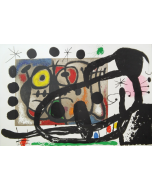 Joan Mirò, Cartons, litograph, 37x55 cm