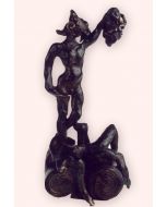 Salvador Dalì, Perseo, scultura in bronzo patinato - fusione a cera persa, 73x36,5x29,5 cm, 1975/1976