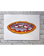Loris Dogana, Pizza Trap, stampa, 42x30 cm