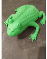 Cracking Art Group, Frog (green), recyclable plastic, 26x20x10 cm