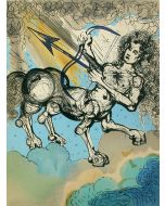 Salvador Dalì, Sagittarius, litograph, 80x60 cm, from Signes du Zodiaque, 1968