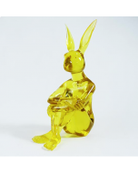 Gillie and Marc, Lolly Rabbitgirl, clear resin, 45x26x17 cm