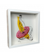 Loris Dogana, Food Porn, in vitro graphics, 23x32x6 cm (with frame)