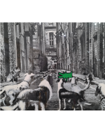 Mr. Brainwash, Alley Dogs, serigrafia su carta, 76x56 cm, 2022