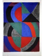 Sonia Delaunay, Great Icons, lithograph on paper, 90x62.5 cm, 1970