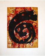 Sam Francis, Mehrfarbige spiral, etching and aquatint, 86.5x71 cm, 1970