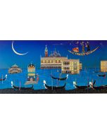 Meloniski da Villacidro, Sogno Veneziano, tecnica mista su tela, 200x100 cm