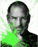 Julian T, Steve Jobs, stampa digitale su PVC, 80x60 cm, 2015