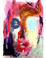 Will Paucar, Studio 1, acrilico su carta, 30x42 cm 2021