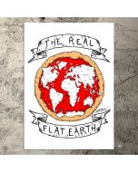 Loris Dogana, The real flat earth, fine art print, 42x30 cm