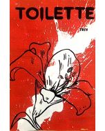 Andrew Tosh, Toilette, acrilico e smalto su carta, 48x33 cm