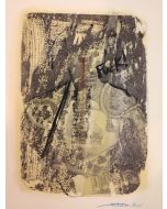 Enrico Pambianchi, Untitled, collage e disegno su carta, 25x36 cm