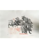 Walter Cremonini, Contemporary Mythology, coloured etching, 50x70 cm, 100/ 100