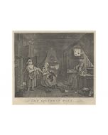 William Hogarth, The distrest poet, etching, 44x50 cm