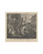 William Hogarth, The enraged musician, etching, 44x50 cm